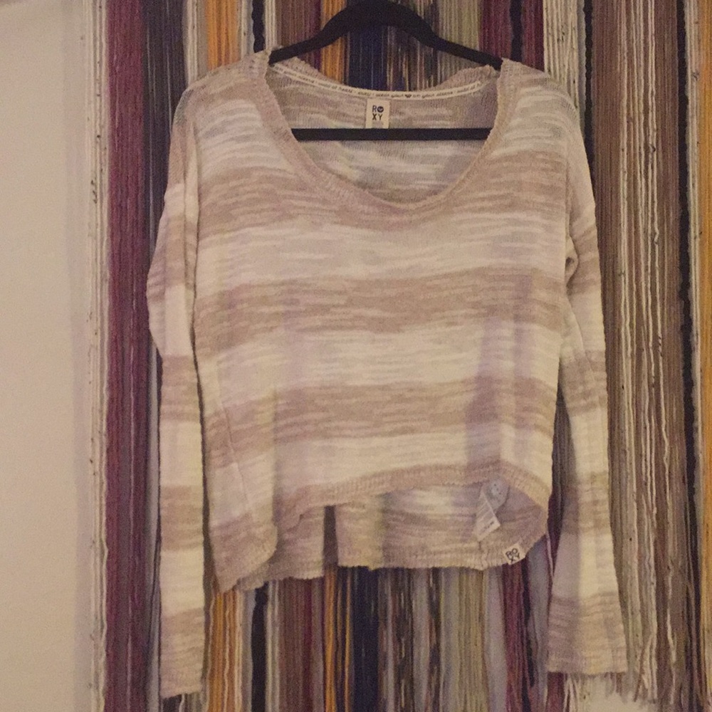 Soft knit hi-low sweater